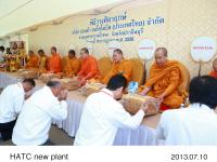 Buddhism ceremony for starting construction of HATC's new factory in Prachinburi