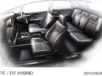 Sketch of interior design (interior space)