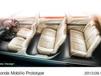 Honda Mobilio prototype interior