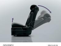 cradle seat function, operation image, (Black)