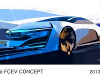Sketch of Honda FCEV CONCEPT