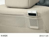 Seat-back upper pocket