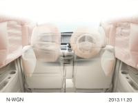 Air bag system unfolding image