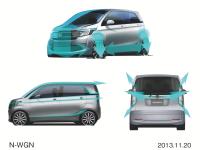 N-WGN exterior design, sketch