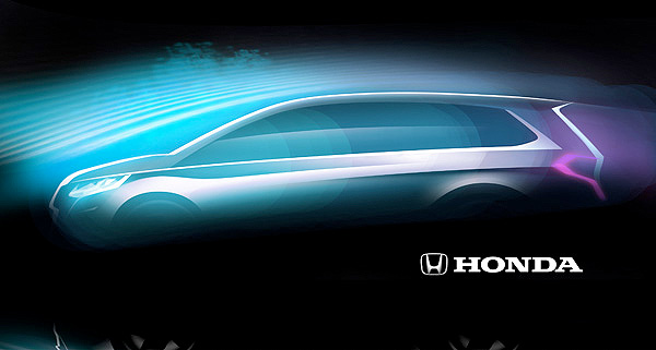 Design sketch of Honda's world premiere concept model