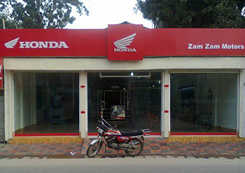 The authorized Honda motorcycle dealer in Tangail
