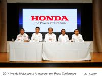 2014 Honda Motorsports Announcement Press Conference
