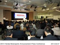2014 Honda Motorsports Announcement Press Conference