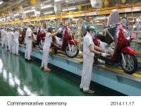 Assembling scooter motorcycles