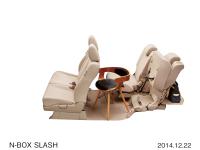 Forward/backward sliding rear seat (backward sliding)