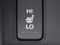 Driver's/front passenger's seat heater