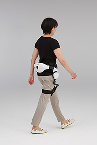 Honda Walking Assist Device in use