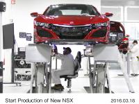 Start Production of New NSX