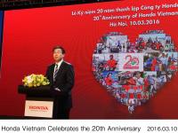 Speech by Minoru Kato, General Director of Honda Vietnam Co., Ltd.