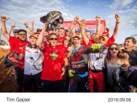 Tim Gajser and his team staffs