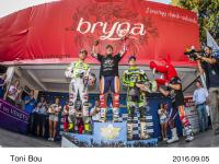 Toni Bou at the the podium of the Italian GP