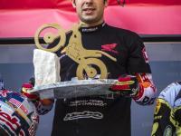 Toni Bou at the the podium of the Italian GP