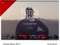 Honda Moto 2017