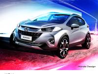 Design sketch of the planned production model of all-new WR-V