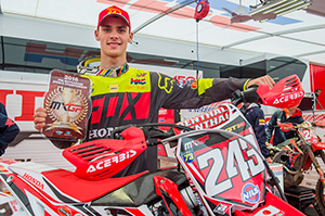 Tim Gajser on Honda CRF450RW