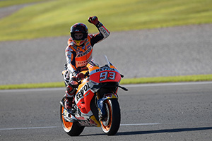 Marc Marquez at Valencia Grand Prix