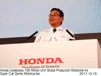 Takahiro Hachigo, President and Representative Director, Chief Executive Officer, Honda Motor Co., Ltd.