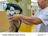Mounting Honda Walking Assist Device