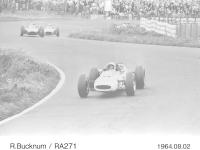 Ronnie Bucknum (RA271) in the 1964 German Grand Prix