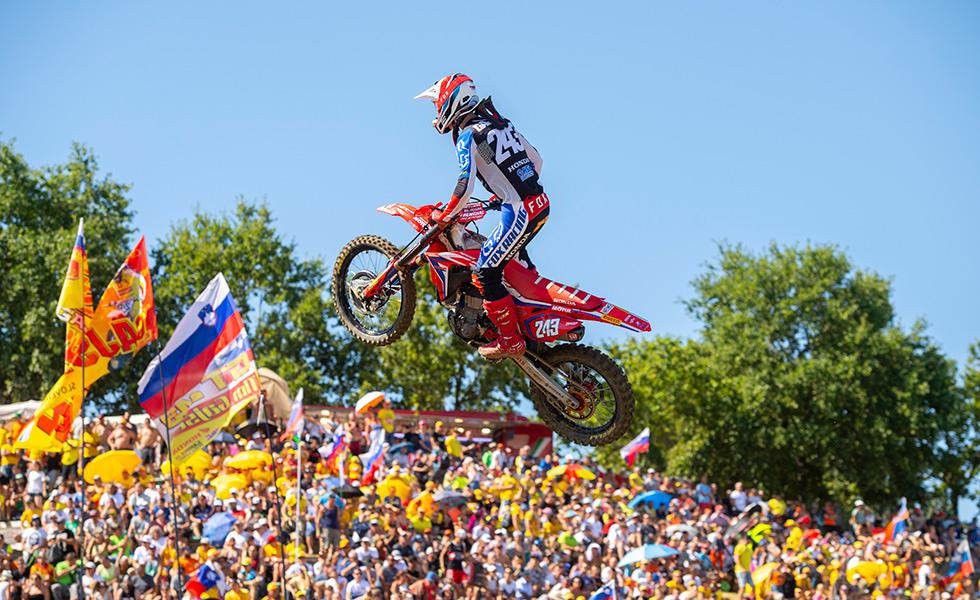 Tim Gajser and his Honda CRF450RW
