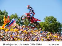 Tim Gajser and his Honda CRF450RW