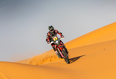 Ricky Brabec and CRF450 RALLY