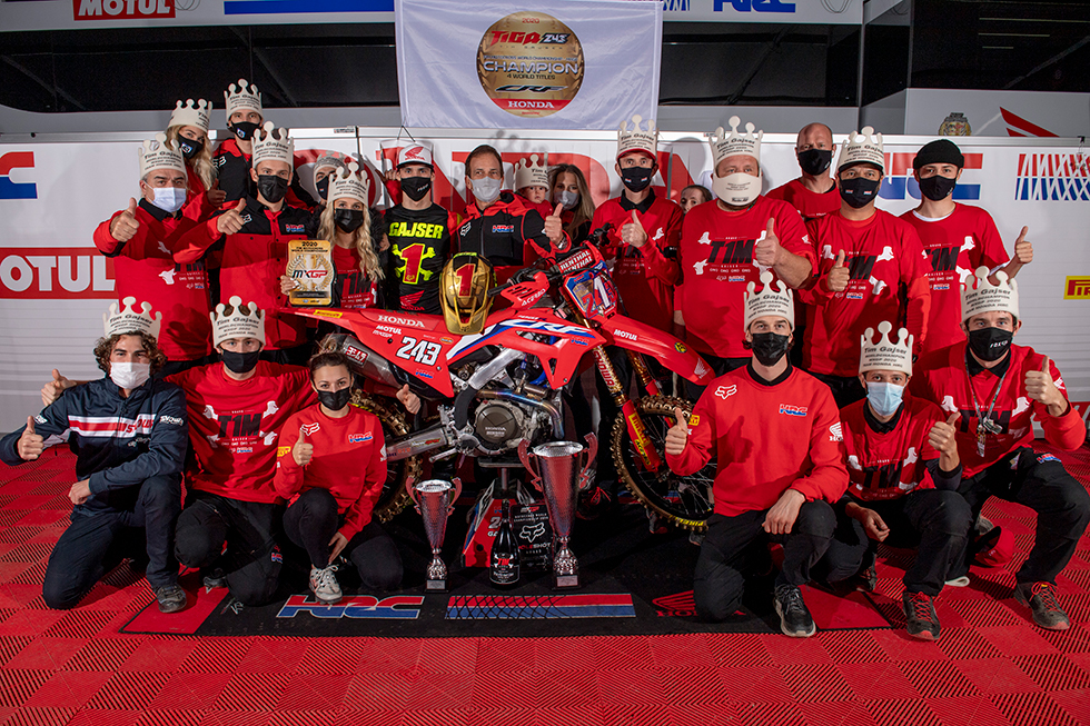 Tim Gajser and his Team