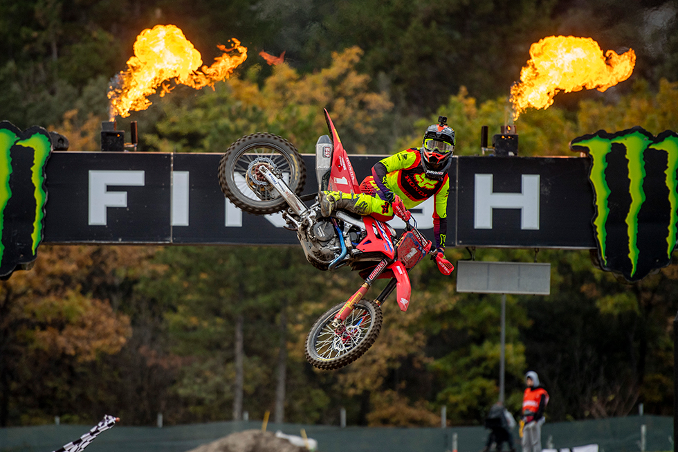 Tim Gajser on the CRF450RW