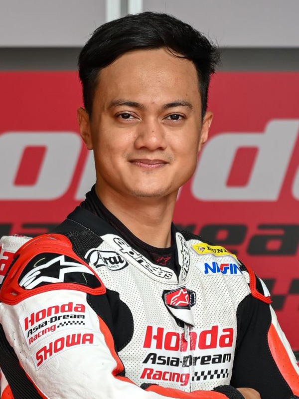 Md Zaqhwan Bin Zaidi (competing in ASB1000 class with Honda Asia-Dream Racing with SHOWA)