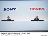 Kenichiro Yoshida (Representative Corporate Executive Officer, Chairman, President and CEO, Sony Group Corporation) ,  Toshihiro Mibe (Director, President, Representative Executive Officer and CEO, Honda Motor Co., Ltd.)