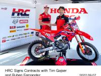 HRC Signs Contracts with Tim Gajser