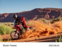 Skyler Howes and his CRF450RALLY
