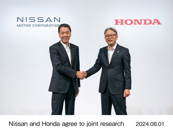 Nissan and Honda Joint Press Conference