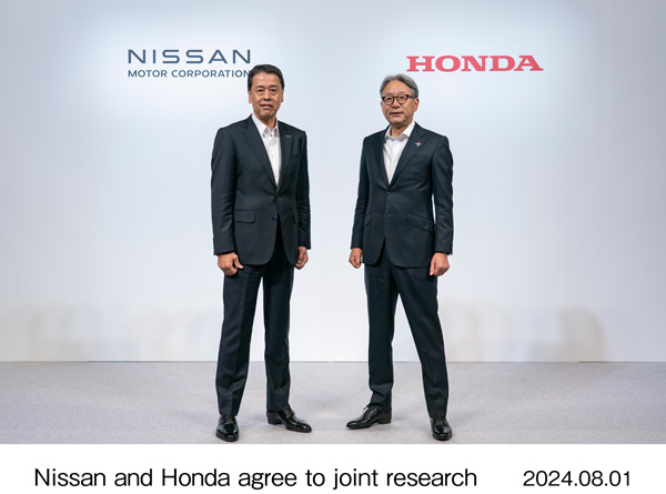 Nissan and Honda Joint Press Conference