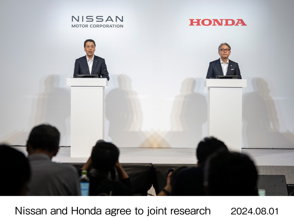 Nissan and Honda Joint Press Conference
