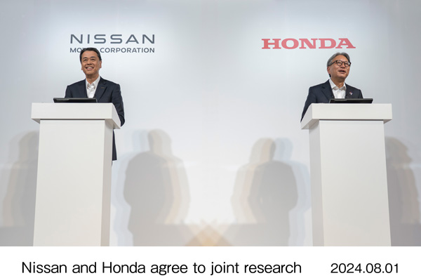 Nissan and Honda Joint Press Conference