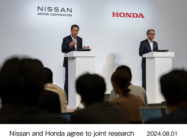 Nissan and Honda Joint Press Conference