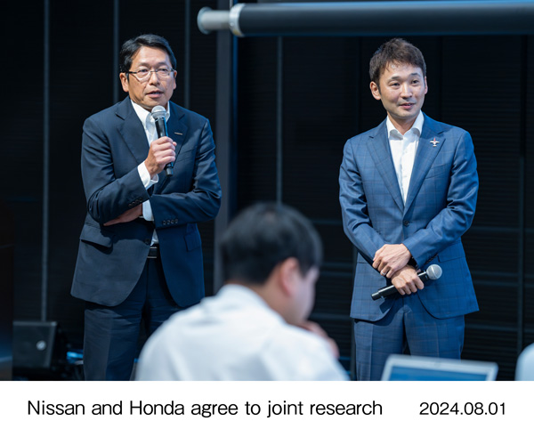 Nissan and Honda Joint Press Conference