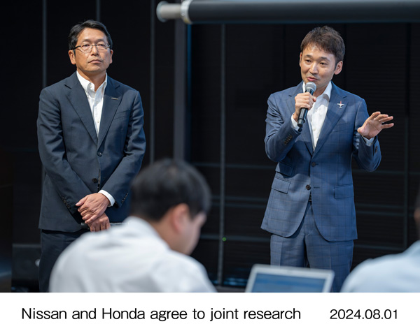 Nissan and Honda Joint Press Conference