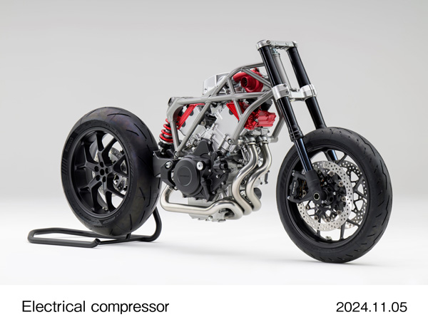 V3 engine with electrical compressor