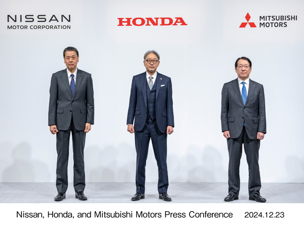 Nissan, Honda, and Mitsubishi Motors Press Conference