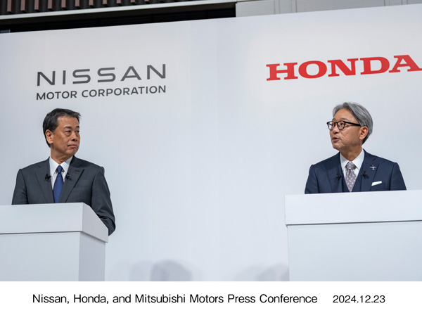 Nissan, Honda, and Mitsubishi Motors Press Conference