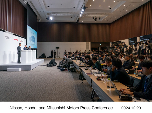 Nissan, Honda, and Mitsubishi Motors Press Conference