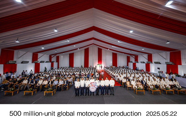Ceremony to Commemorate the 500 Million Units of Motorcycle Production, HMSI Fourth plant