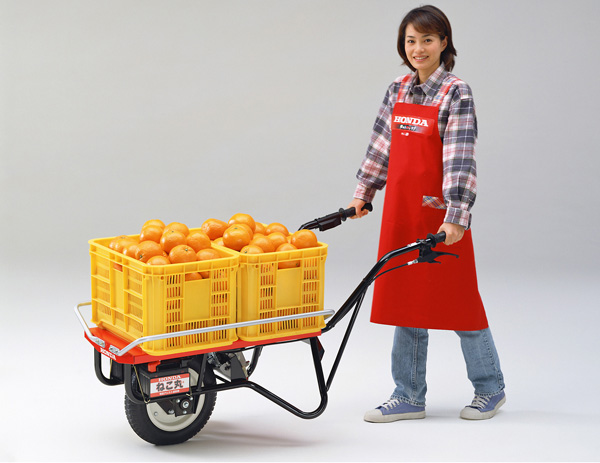 The Nekomaru HPE60 electric power-assisted wheelbarrow